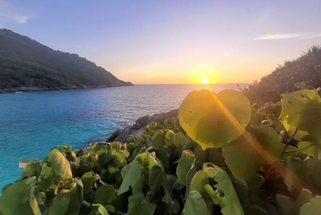 皇帝岛观景台日落