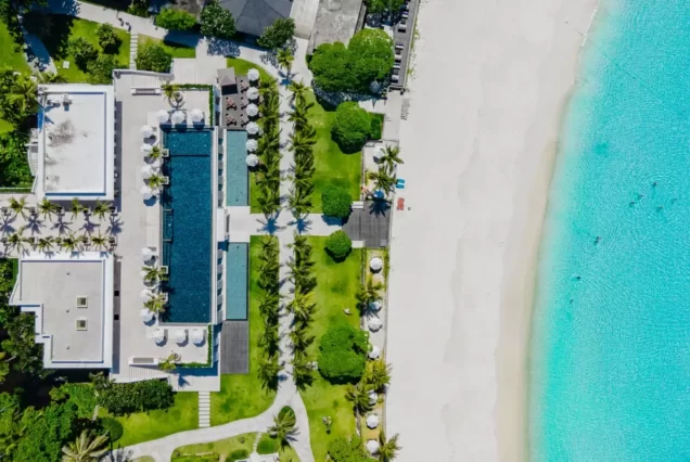 皇帝岛白沙滩航拍