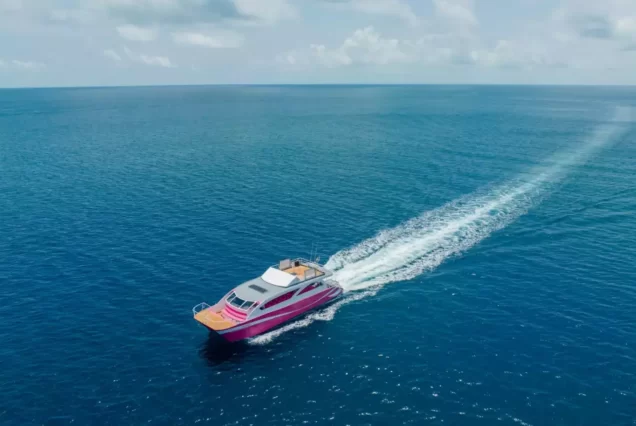 玫瑰号高速行驶